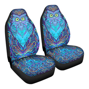 Psychedelic Owl Car Seat Covers