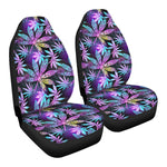 Trippy Cannabis Psychedelic Car Seat Covers