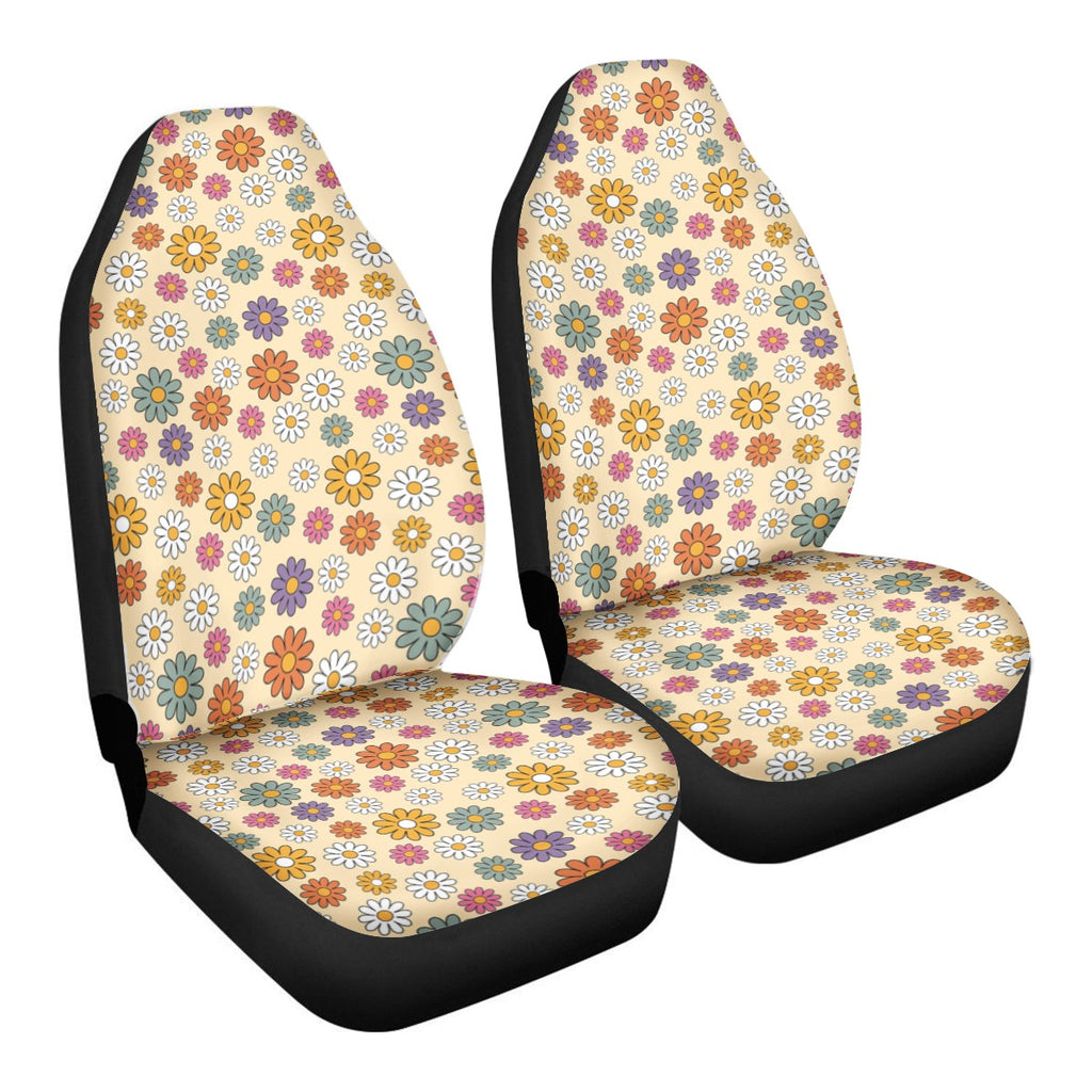 Cottagecore Retro Floral Car Seat Covers