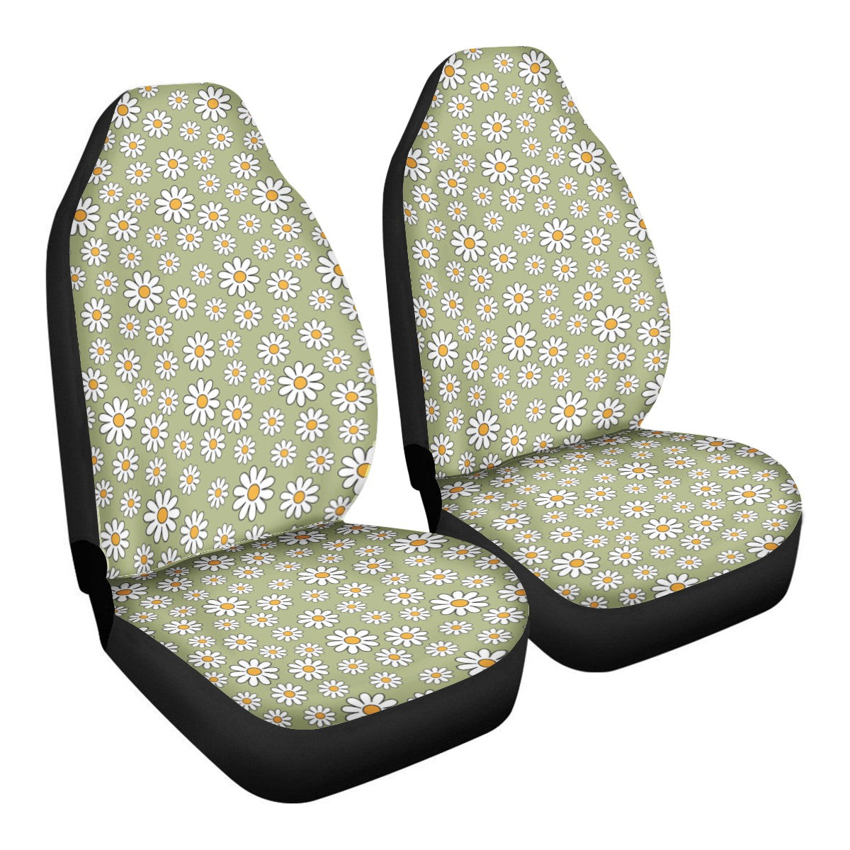 Chic Daisy Flowers Car Seat Covers