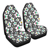 Peace Sign Daisy Flowers Car Seat Covers