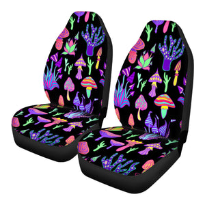 Trippy Shrooms Car Seat Covers