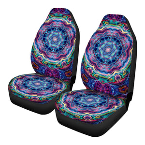 Trippy Fractal Car Seat Covers
