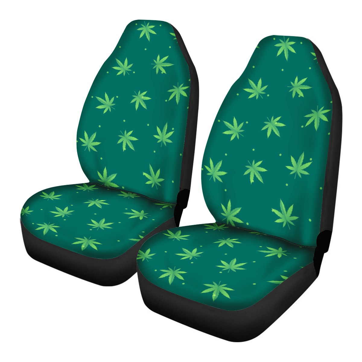 Weed Pattern Car Seat Covers