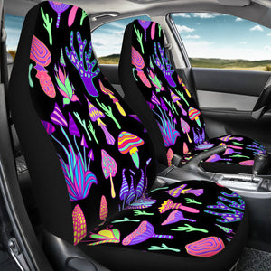 Trippy Shrooms Car Seat Covers