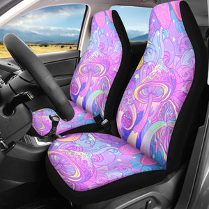 Psychedelic Purple Trip Car Seat Covers - Mind Gone