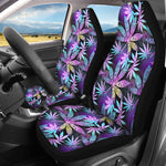 Trippy Cannabis Psychedelic Car Seat Covers