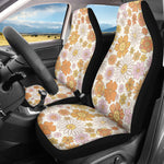 Seventies Floral Bloom Car Seat Covers