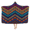 Ethnic Ornament Hooded Blanket