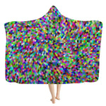 Colorful Spiral Noise Hooded Blanket