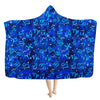 Blue Zodiac Signs Hooded Blanket