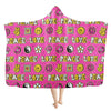 Peace & Love Free Spirit Hippie Hooded Blanket