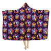 Groovy 60s Hippie Hooded Blanket