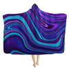 Liquid Marble Rave Hooded Blanket