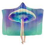 Cute Magical Mushroom Hooded Blanket