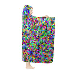 Colorful Spiral Noise Hooded Blanket