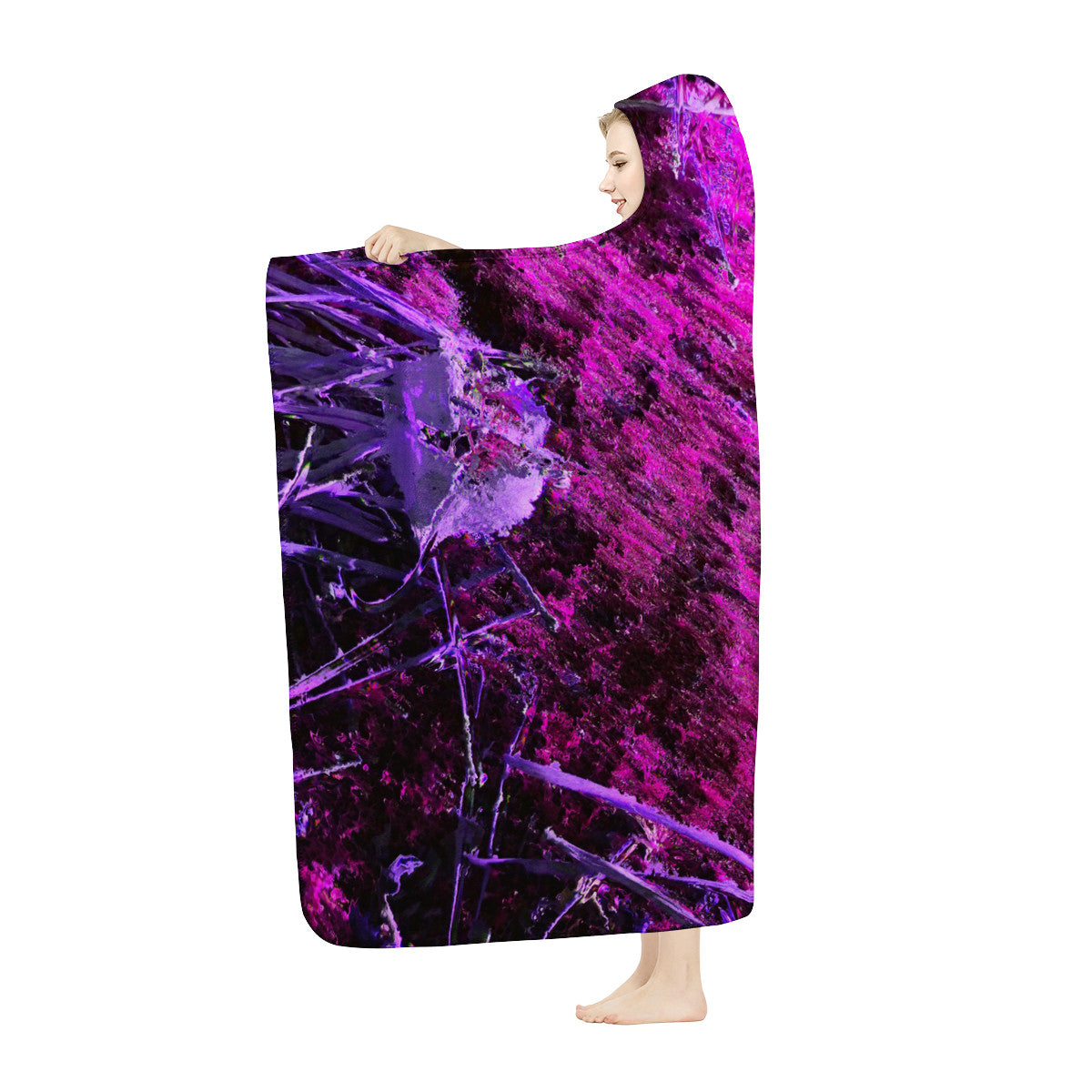 Purple Core Goa Hooded Blanket