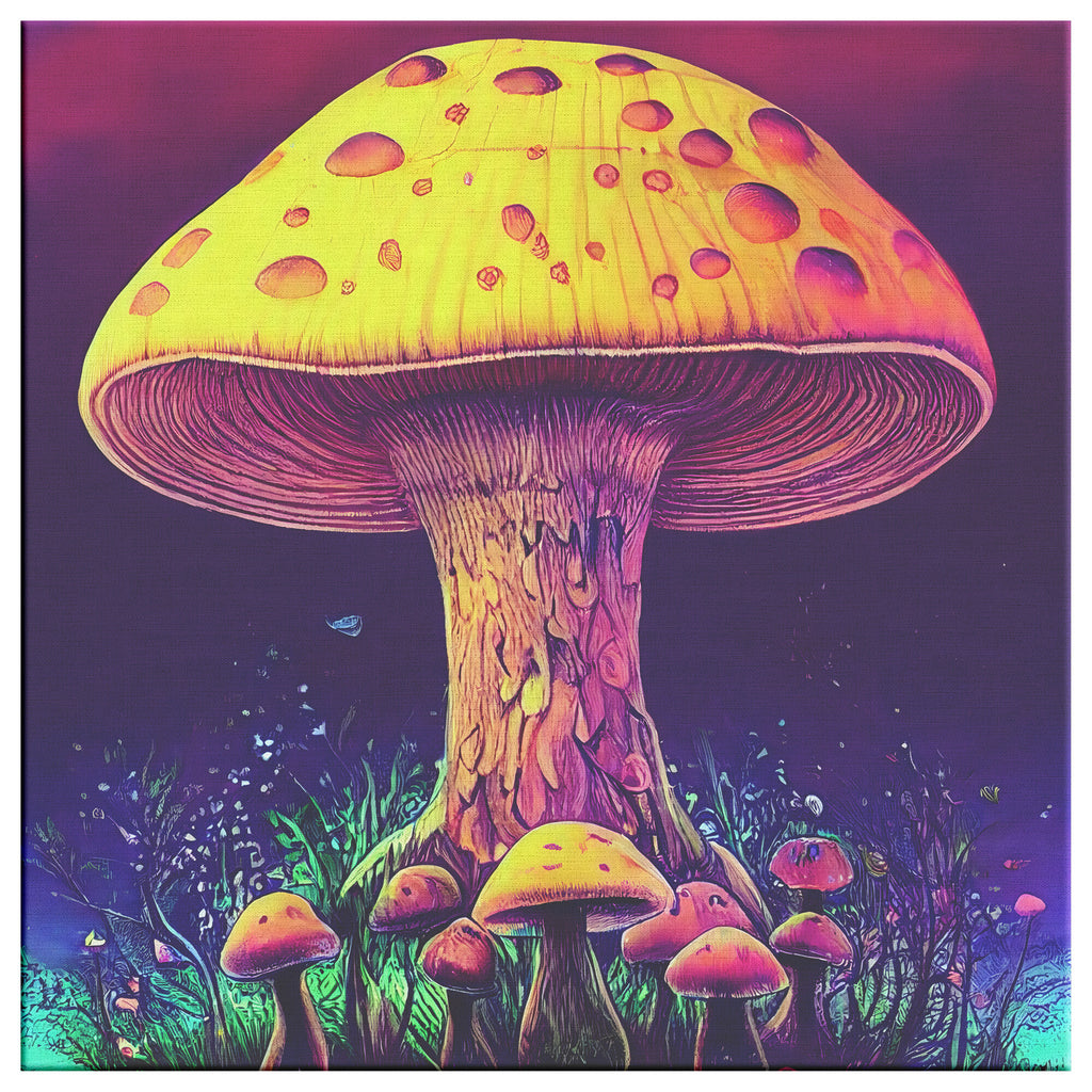 Fungus Fantasy Canvas Wall Art