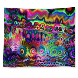 Trippy Chromatic Wall Tapestry - Mind Gone