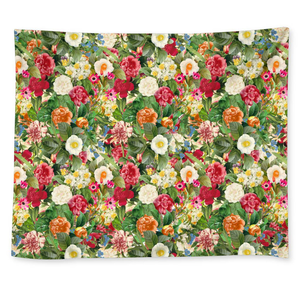 Vintage Floral Wall Tapestry - Mind Gone