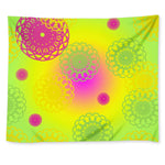 Bright Vibrant Colors Mandala Wall Tapestry - Mind Gone