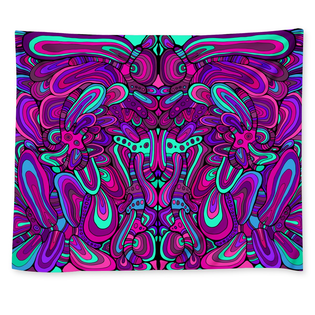 Purple Fantasy Wall Tapestry