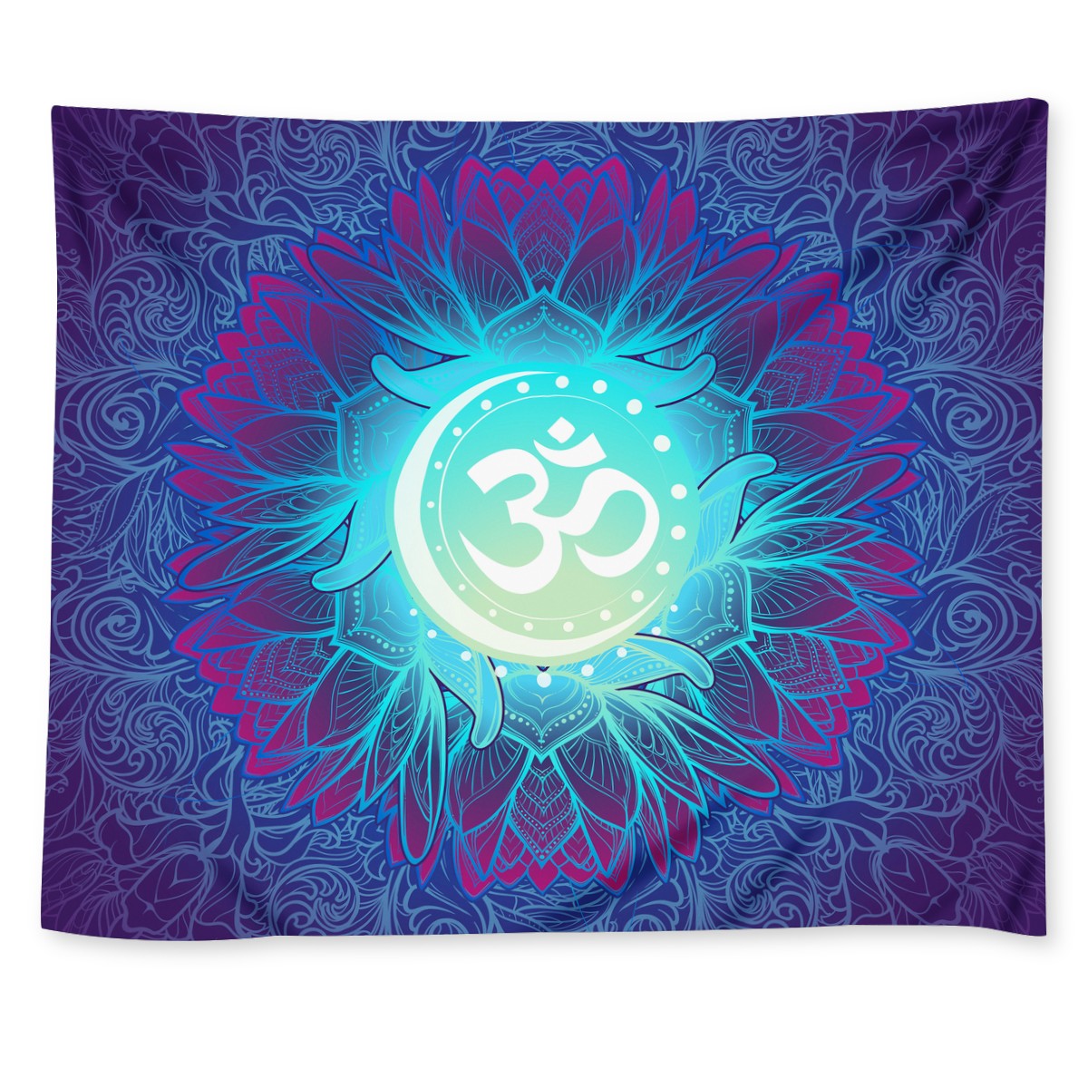 Om Sacred Mantra Wall Tapestry