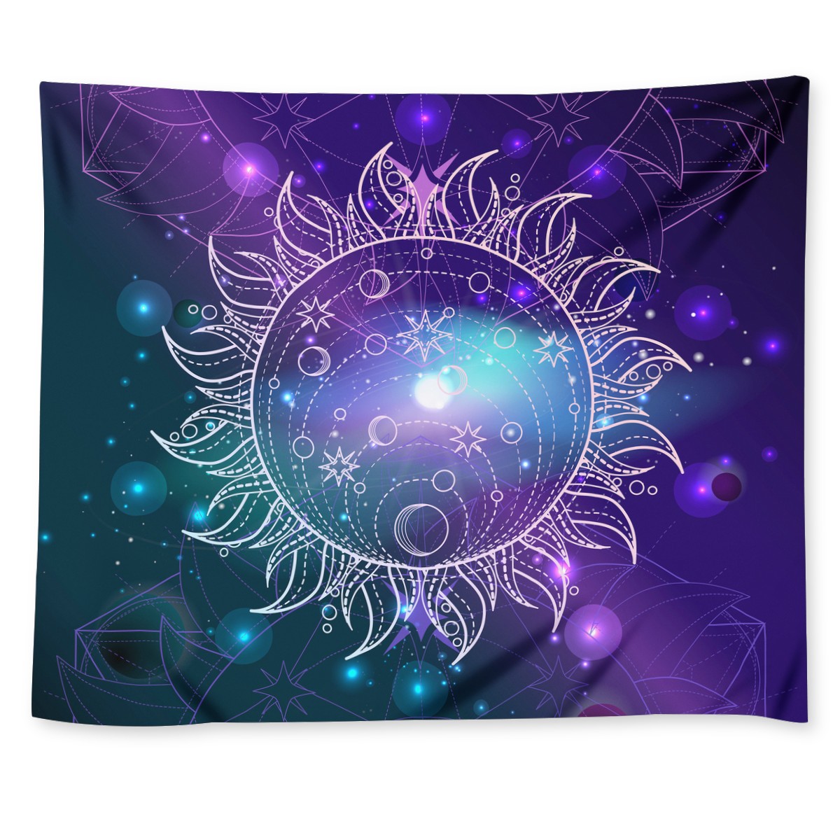 Sacred Sun Celestial Wall Tapestry