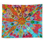 Psychedelic Head Trip Wall Tapestry