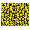 Melting Smiley Faces Drip Wall Tapestry