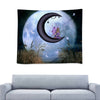 Cute Fairy Crescent Moon Wall Tapestry - Mind Gone