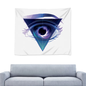 All Seeing Eye - Black Hole Wall Tapestry - Mind Gone