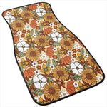 Retro Flower Power Car Floor Mats