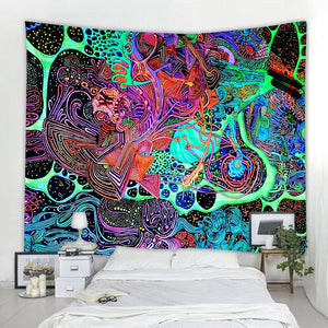Psychedelic Abstract Trippy Art Wall Tapestry