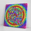 Hippie Love Peace Canvas Wall Art