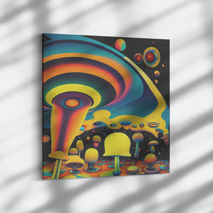 Mushroom Fantasy Canvas Wall Art