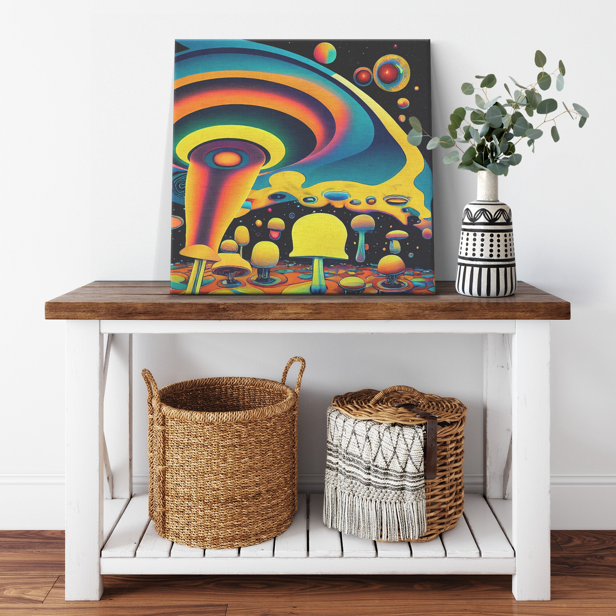 Mushroom Fantasy Canvas Wall Art