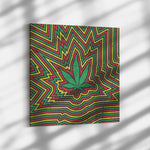 Rasta Ganja Canvas Wall Art