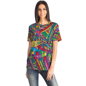 Rainbow Receptors Unisex T-Shirt - Psychedelic PLUR Fashion - Mind Gone