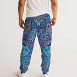 Psychedelic Blue Love Men's Track Pants