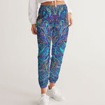 Psychedelic Blue Love Women's Track Pants