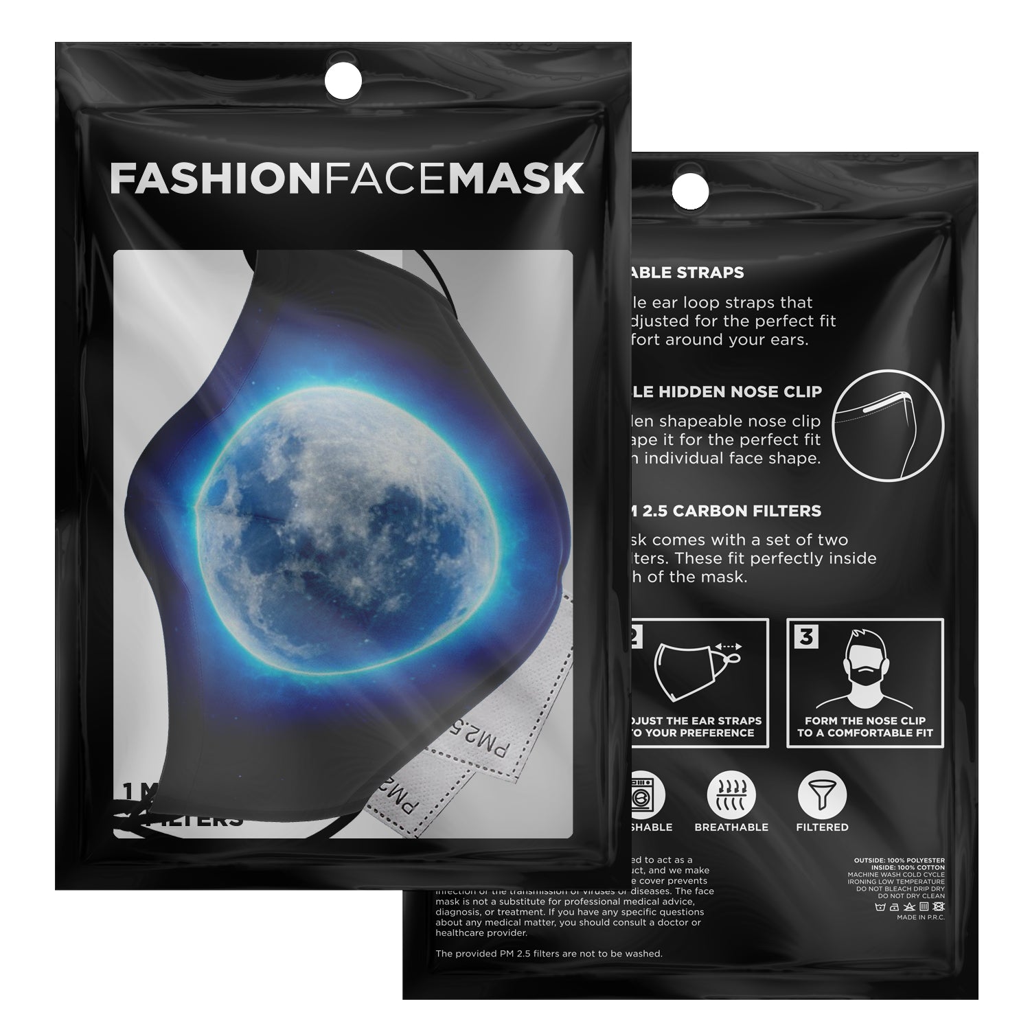 Full Moon Face Mask - Mind Gone