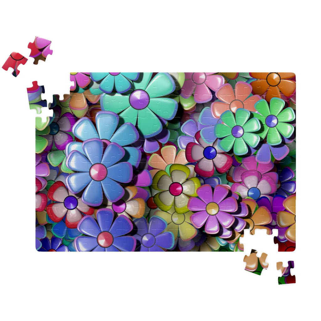 Hippie Flowers Puzzle Custom Made - Mind Gone
