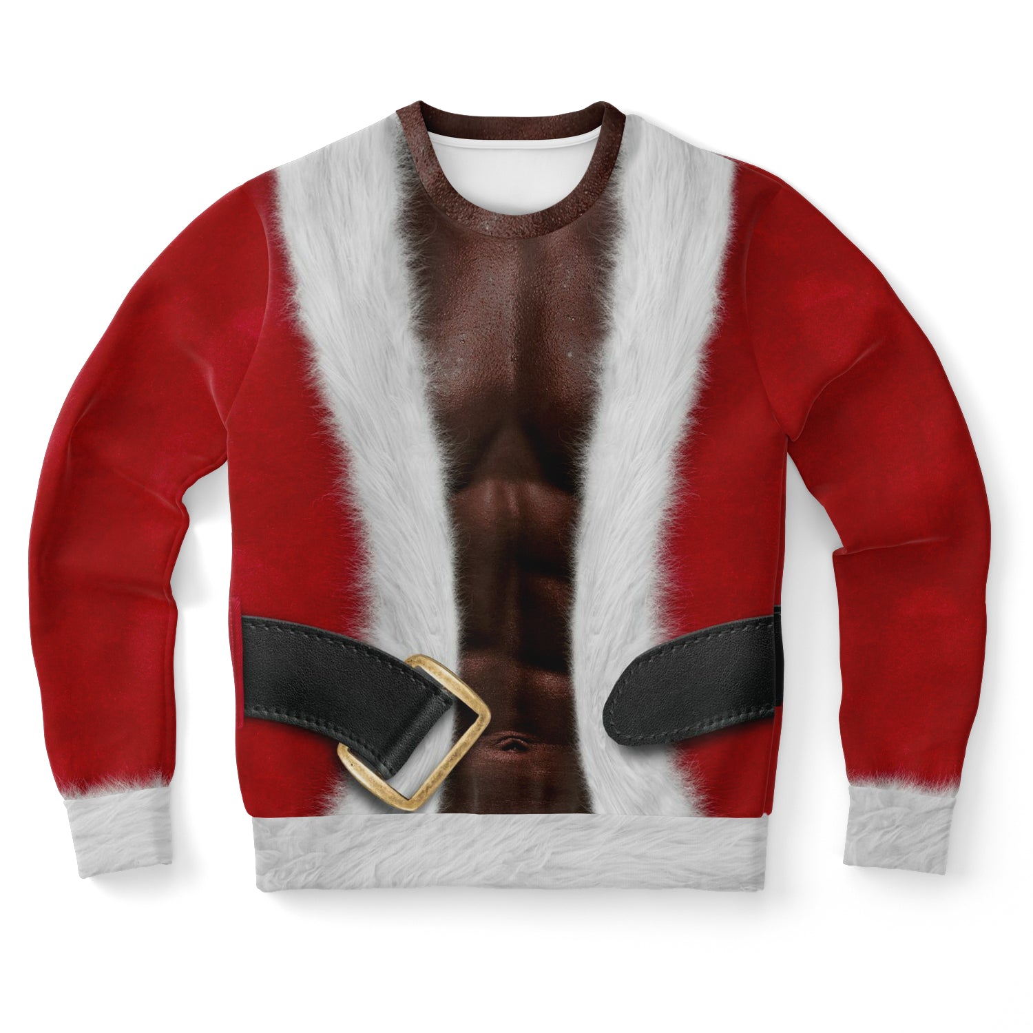 Fit Black Santa Claus Ugly Christmas Sweater - Mind Gone