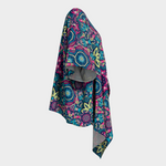 Mandala Medallion Draped Kimono Wrap