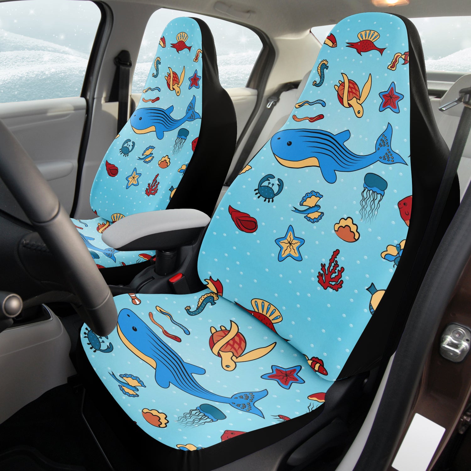 Marine Life Car Seat Covers - Mind Gone