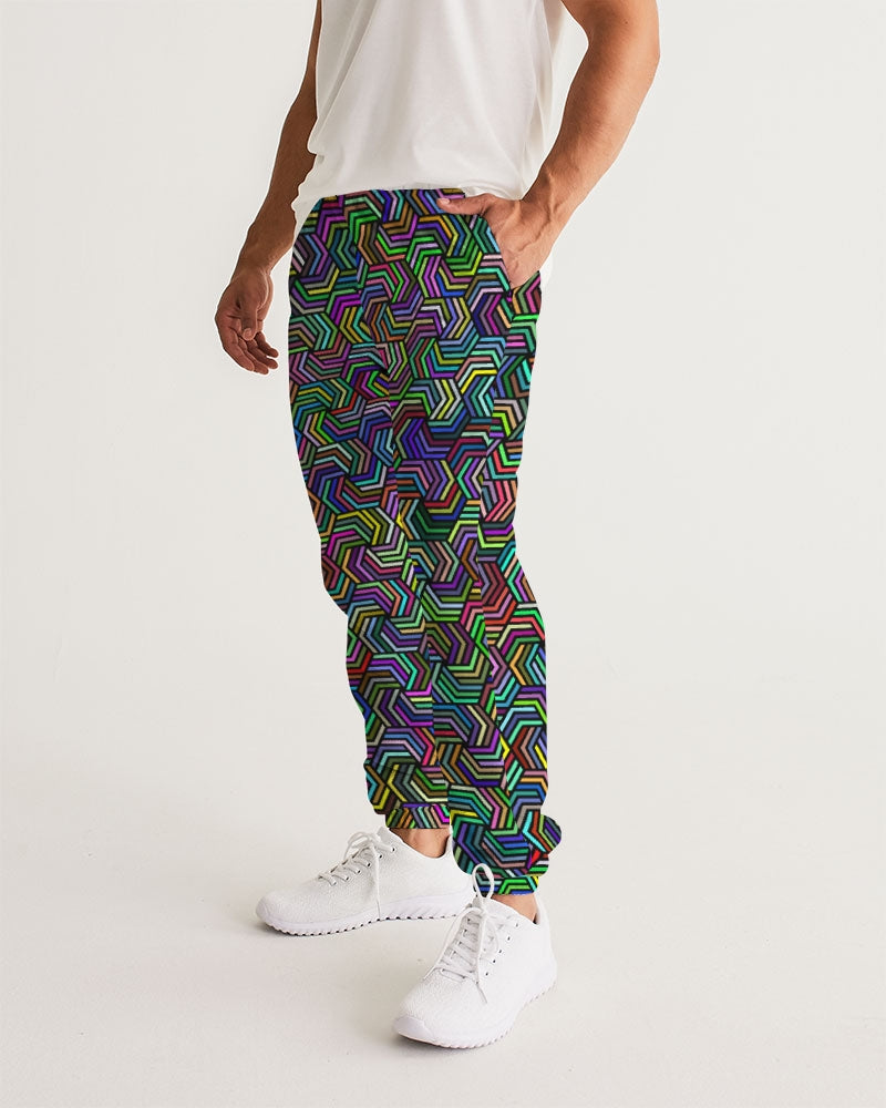 Trippy Isometric Men's Track Pants