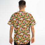 Hippie Mushroom Cottagecore Baseball Jersey