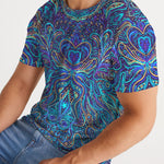 Psychedelic Blue Love Men's Tee