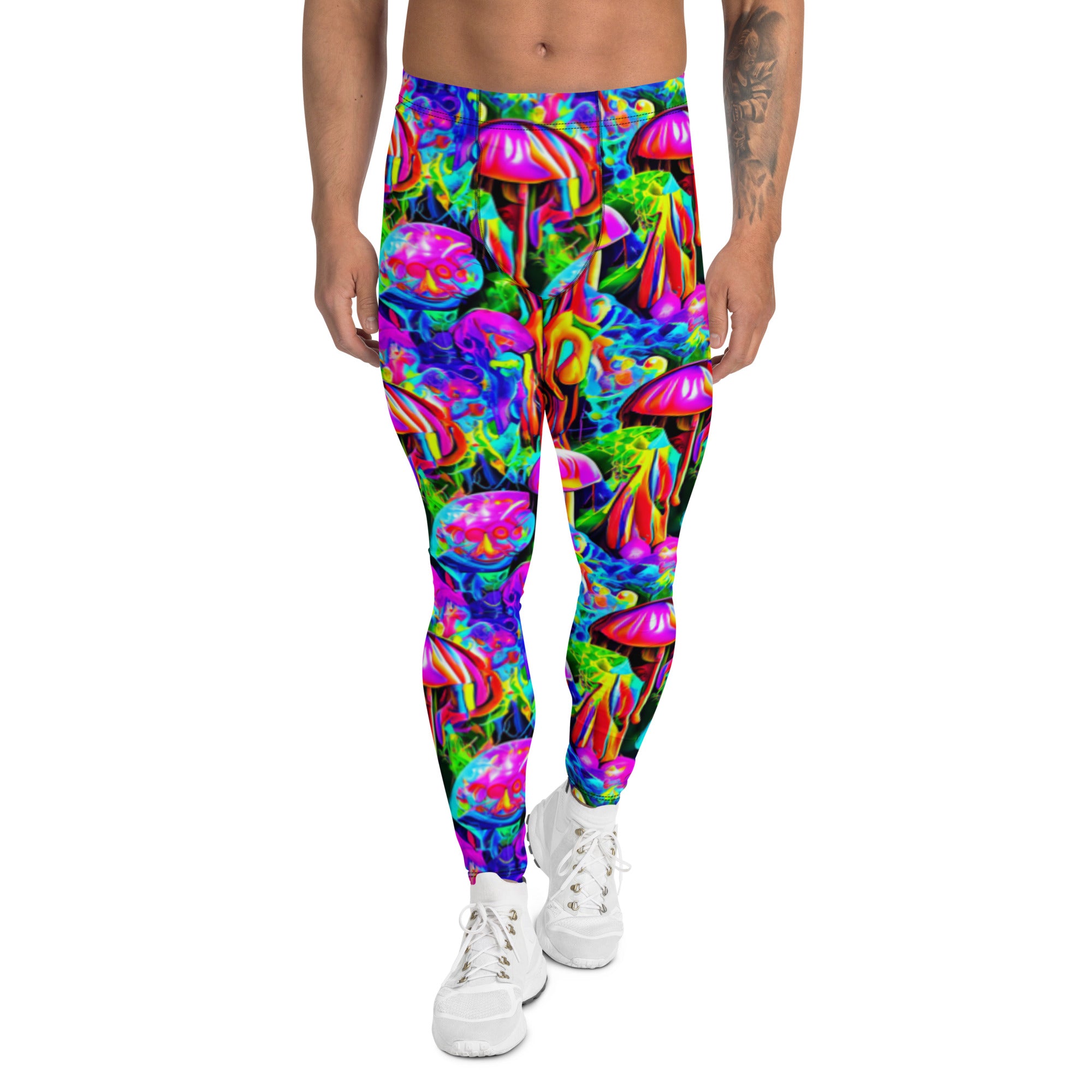 Mushroom Toxic Men's Rave Leggings